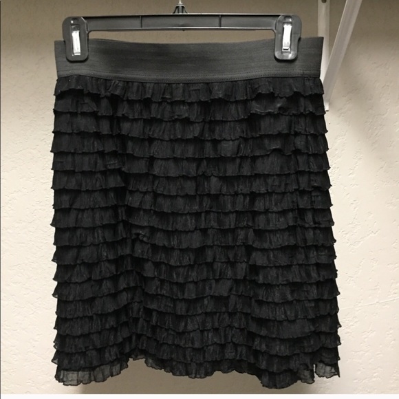 Kimchi Blue black ruffled skirt - Picture 3 of 6